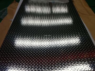 Polishing Aluminum Diamond Plate Flooring , Checkered Aluminum Sheets